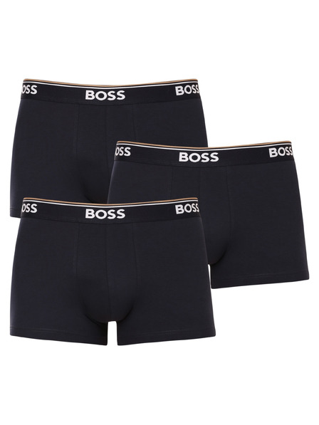BOSS Sada tří - pánské boxerky BOSS tmavě modré