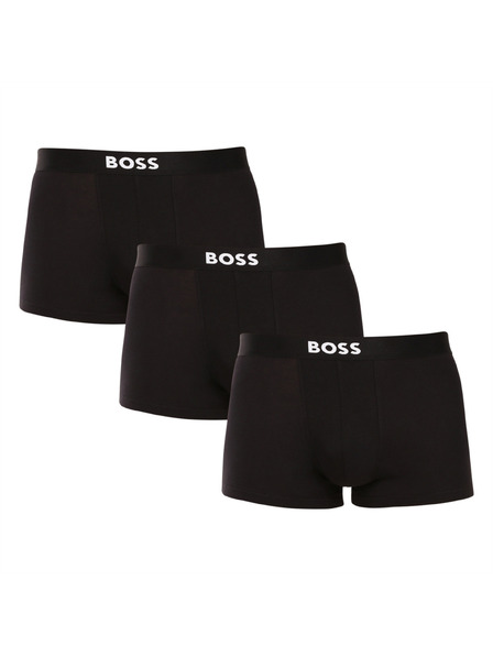 BOSS Sada tří - pánské boxerky BOSS černé