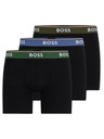 BOSS Sada tří - pánské boxerky BOSS černé