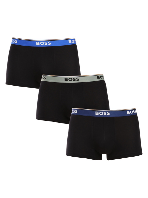 BOSS Sada tří - pánské boxerky BOSS černé