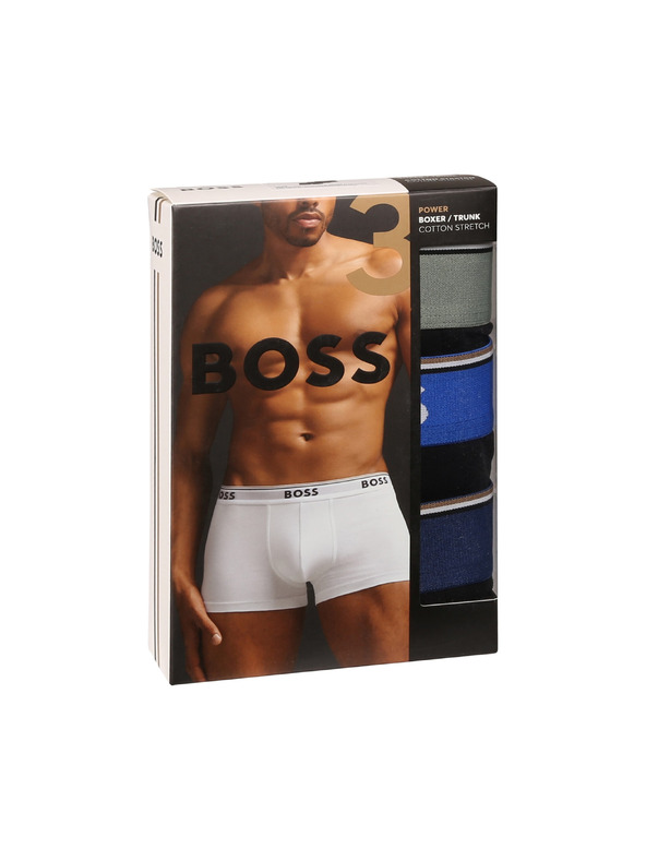 BOSS Sada tří - pánské boxerky BOSS černé
