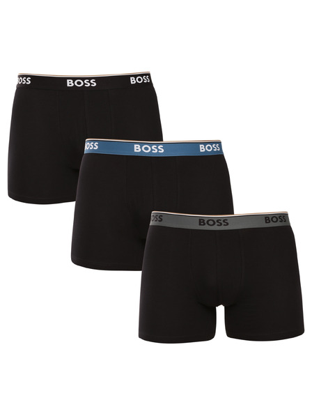 BOSS Sada tří - pánské boxerky BOSS černé