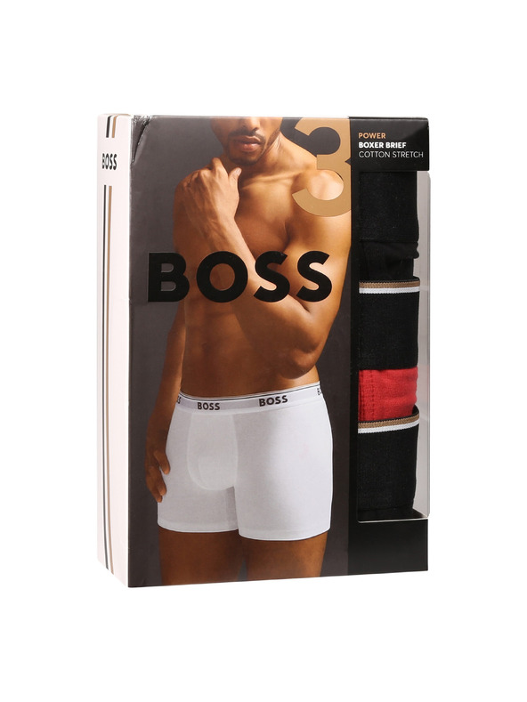 BOSS Sada tří - pánské boxerky BOSS vícebarevné