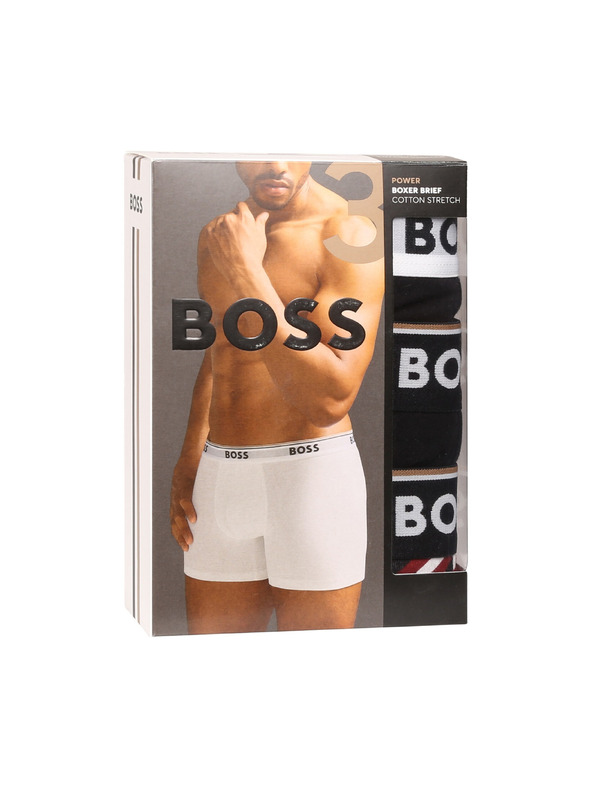 BOSS Sada tří - pánské boxerky BOSS vícebarevné