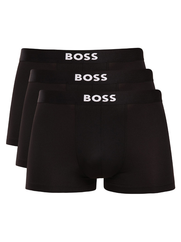 BOSS Sada tří - pánské boxerky BOSS černé