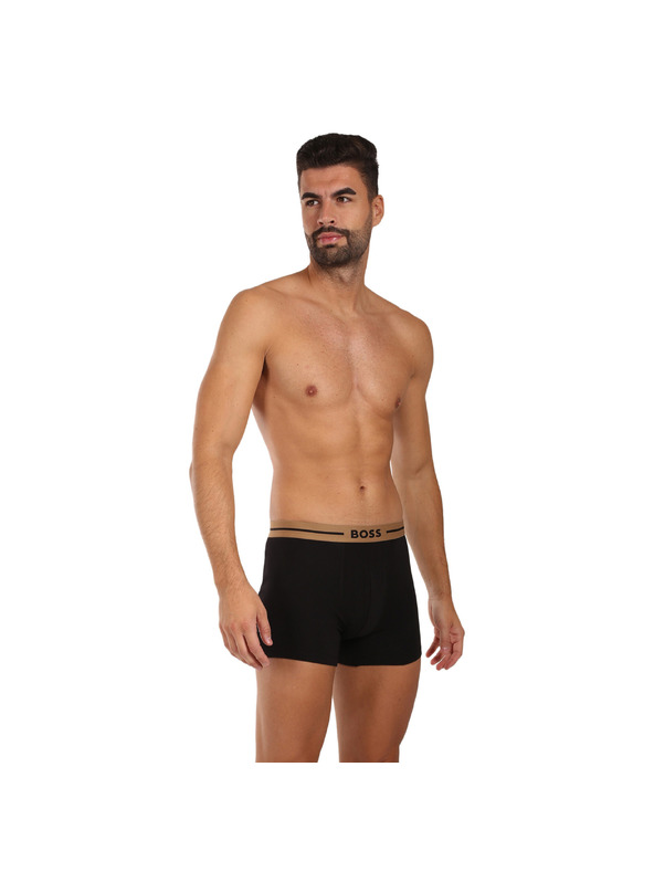 BOSS Sada tří - pánské boxerky BOSS černé