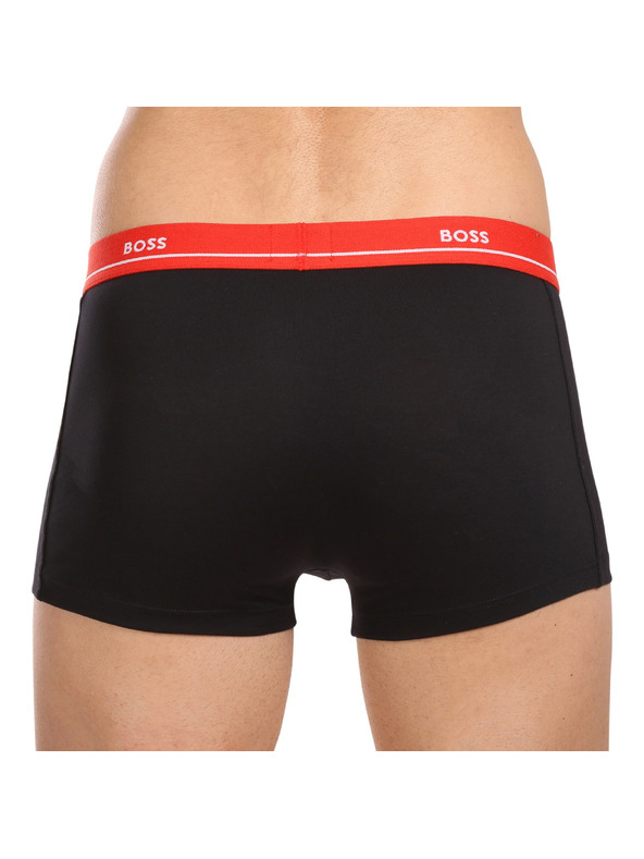 BOSS Sada pěti - pánské boxerky BOSS černé
