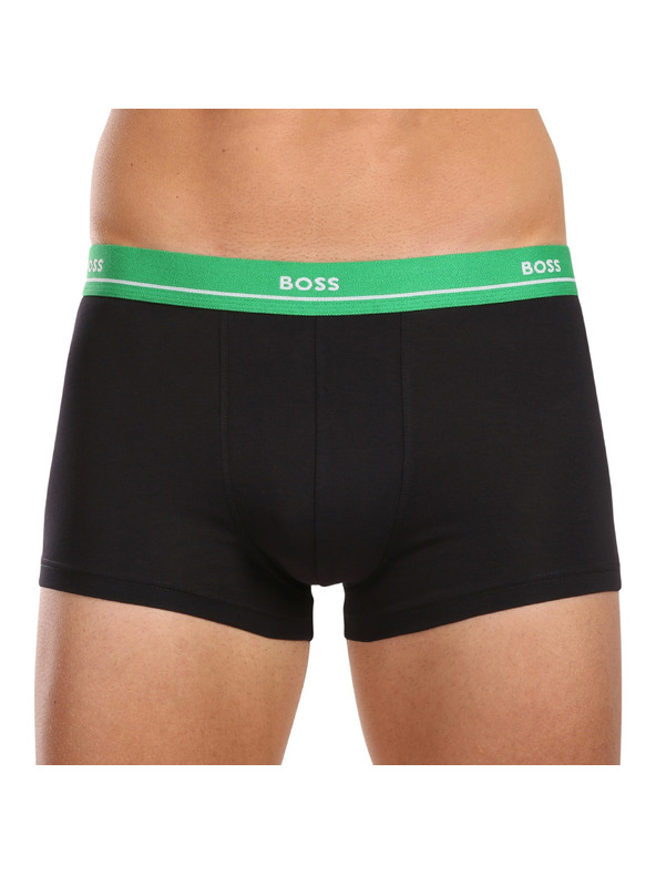 BOSS Sada pěti - pánské boxerky BOSS černé