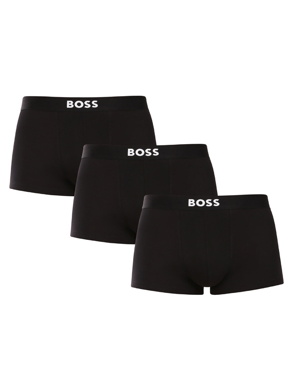 BOSS Sada tří - pánské boxerky BOSS černé