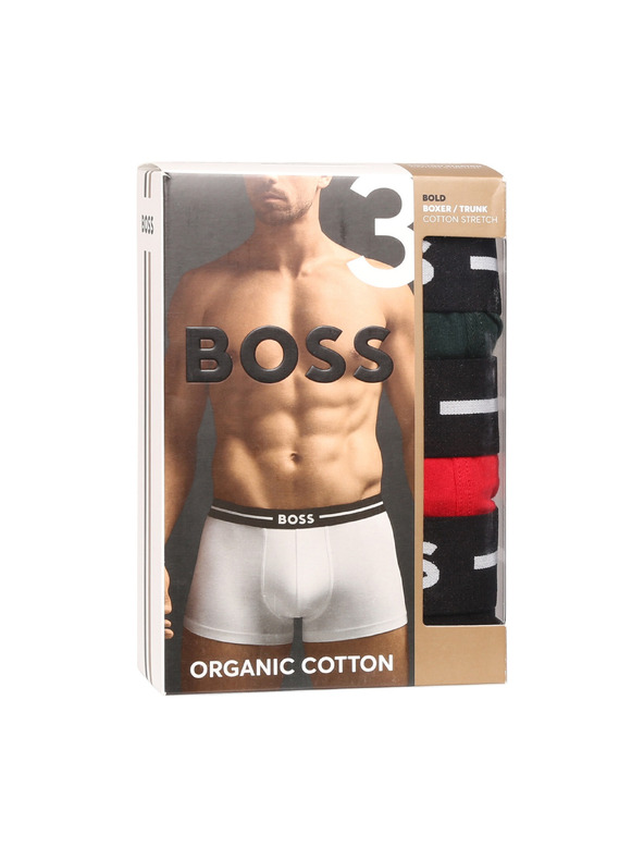 BOSS Sada tří - pánské boxerky BOSS vícebarevné