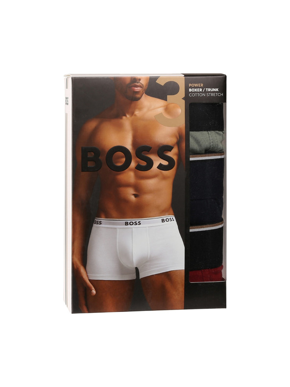BOSS Sada tří - pánské boxerky BOSS vícebarevné