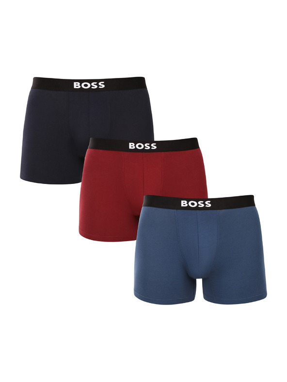 BOSS Sada tří - pánské boxerky BOSS vícebarevné
