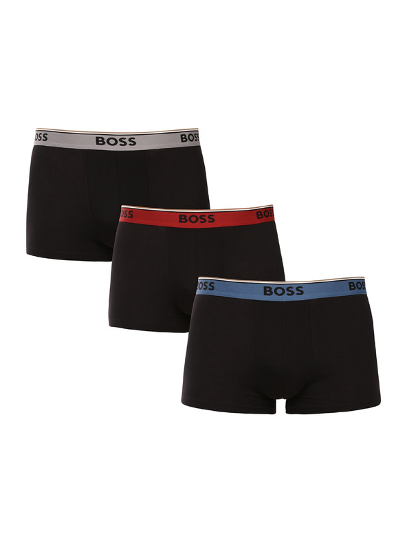 BOSS Sada tří - pánské boxerky BOSS černé