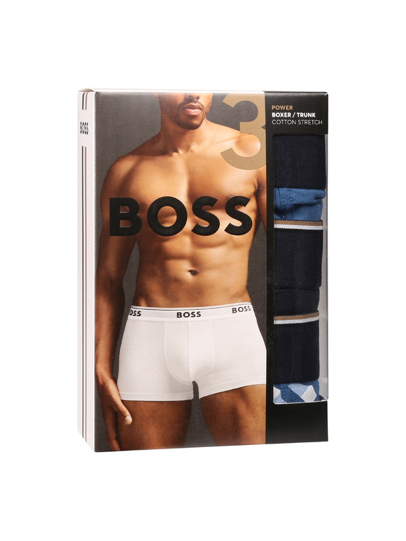 BOSS Sada tří - pánské boxerky BOSS vícebarevné