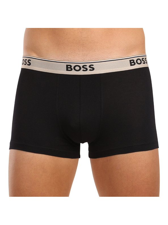 BOSS Sada tří - pánské boxerky BOSS černé