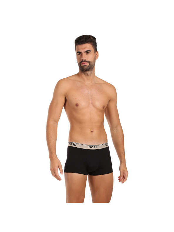 BOSS Sada tří - pánské boxerky BOSS černé