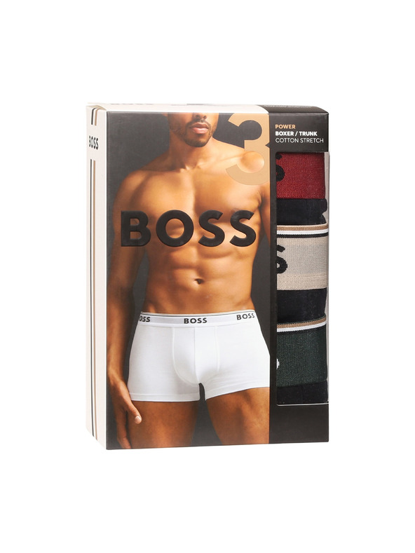 BOSS Sada tří - pánské boxerky BOSS černé