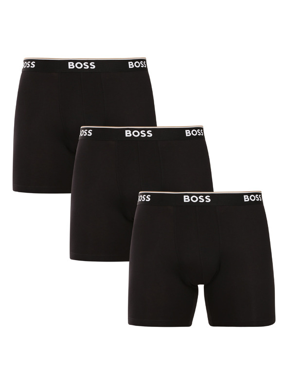 BOSS Sada tří - pánské boxerky BOSS černé