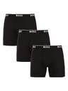 BOSS Sada tří - pánské boxerky BOSS černé