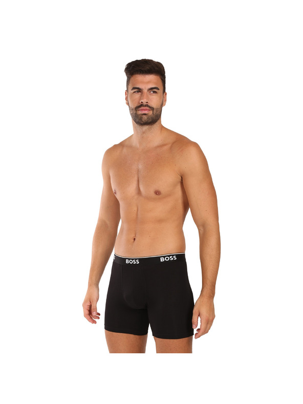 BOSS Sada tří - pánské boxerky BOSS černé