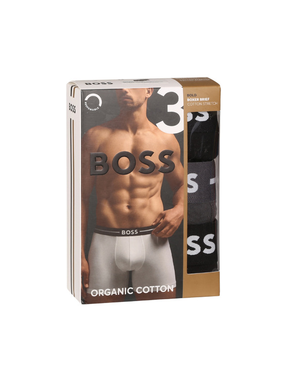 BOSS Sada tří - pánské boxerky BOSS vícebarevné