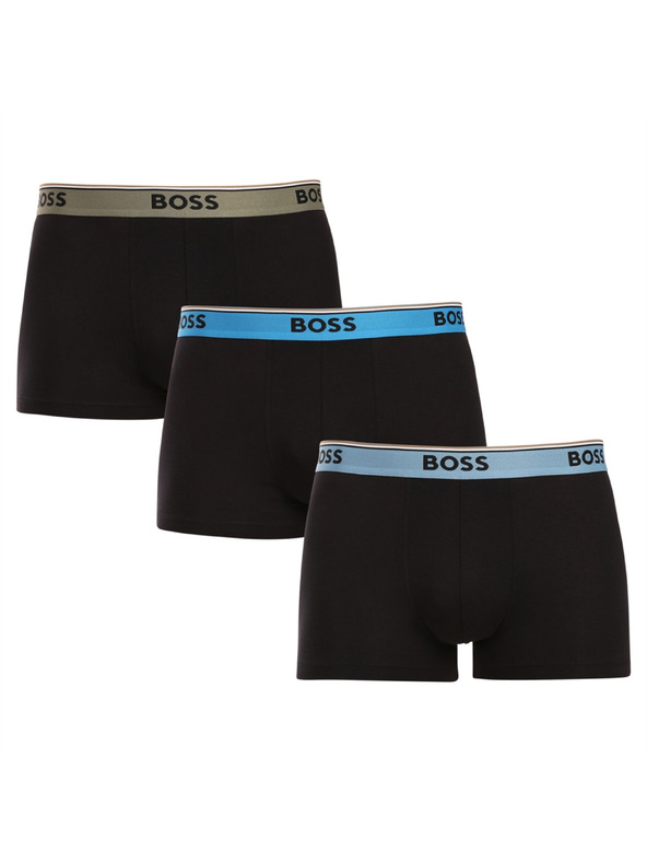 BOSS Sada tří - pánské boxerky BOSS černé