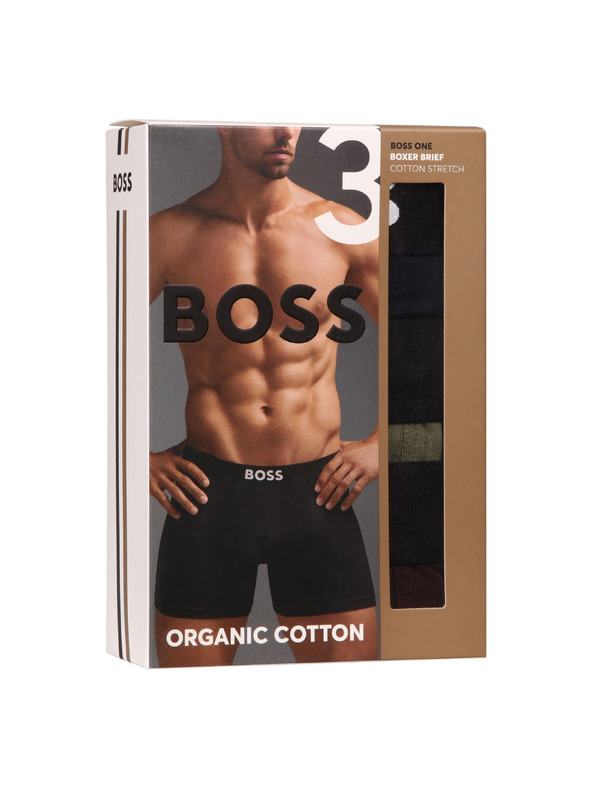 BOSS Sada tří - pánské boxerky BOSS vícebarevné