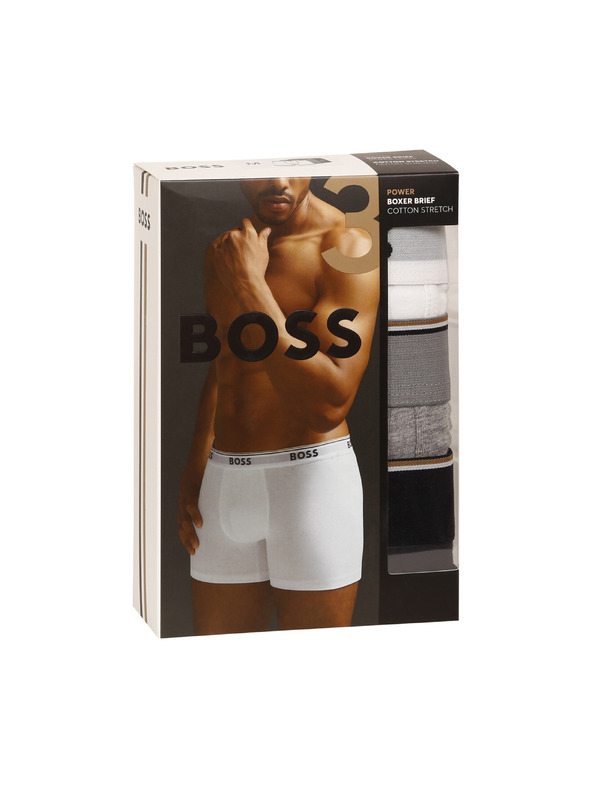 BOSS Sada tří - pánské boxerky BOSS vícebarevné