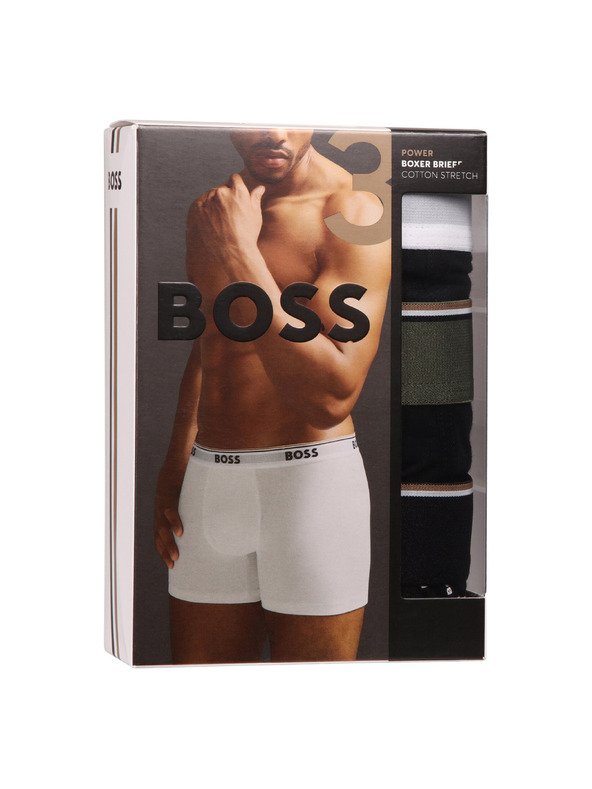BOSS Sada tří - pánské boxerky BOSS vícebarevné
