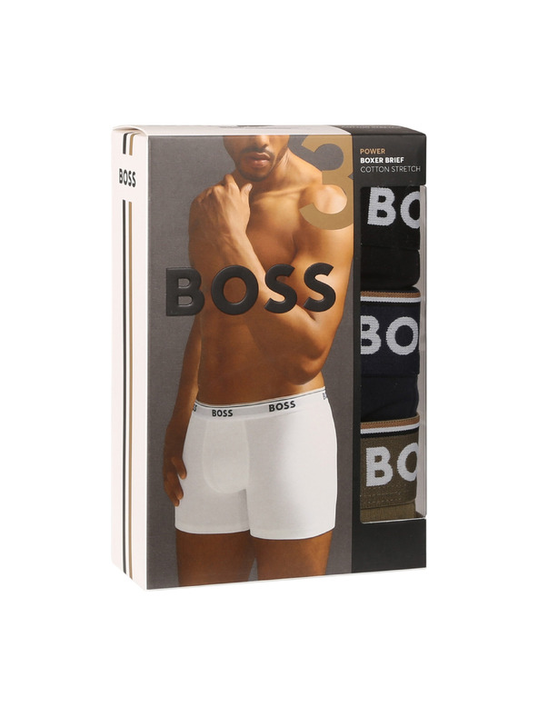 BOSS Sada tří - pánské boxerky BOSS vícebarevné