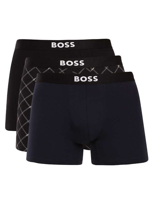 BOSS Sada tří - pánské boxerky BOSS vícebarevné