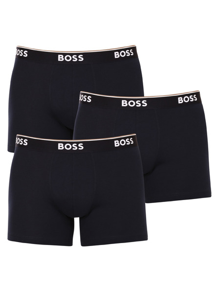 BOSS Sada tří - pánské boxerky BOSS tmavě modré