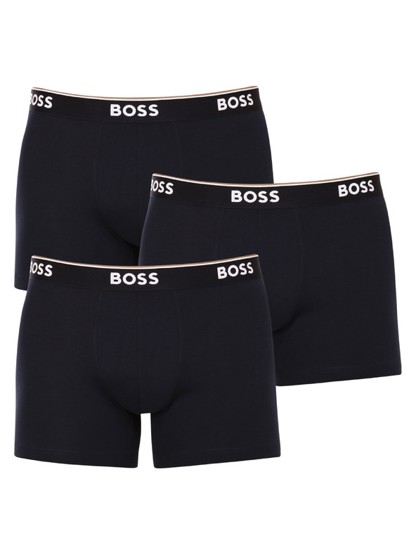 BOSS Sada tří - pánské boxerky BOSS tmavě modré