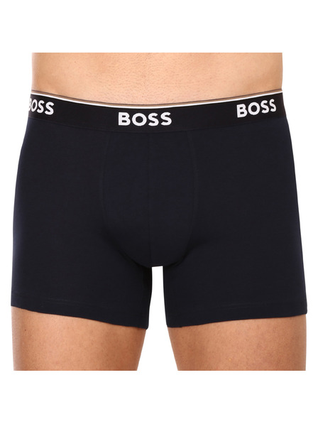 BOSS Sada tří - pánské boxerky BOSS tmavě modré
