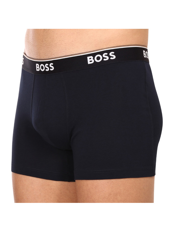 BOSS Sada tří - pánské boxerky BOSS tmavě modré