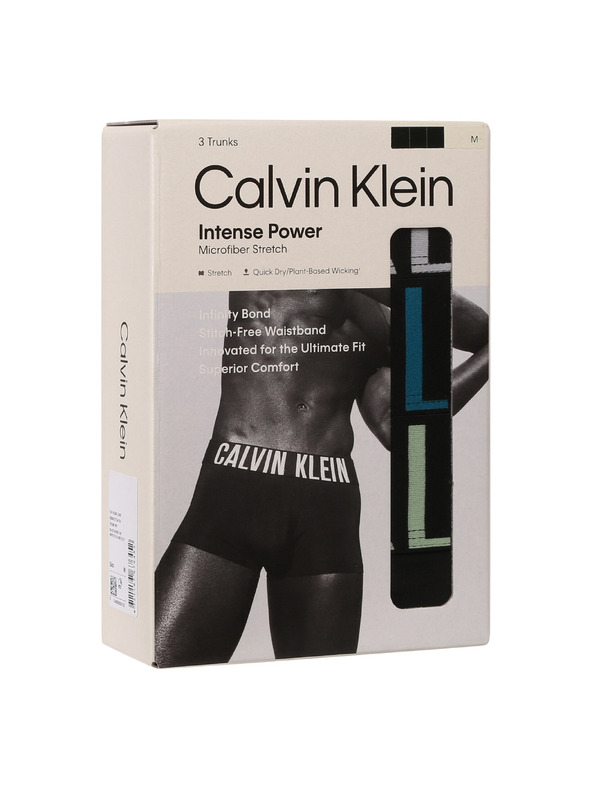 Calvin Klein Sada tří - pánské boxerky Calvin Klein černé