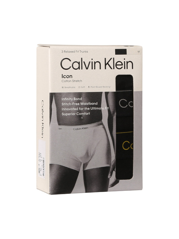 Calvin Klein Sada tří - pánské boxerky Calvin Klein černé
