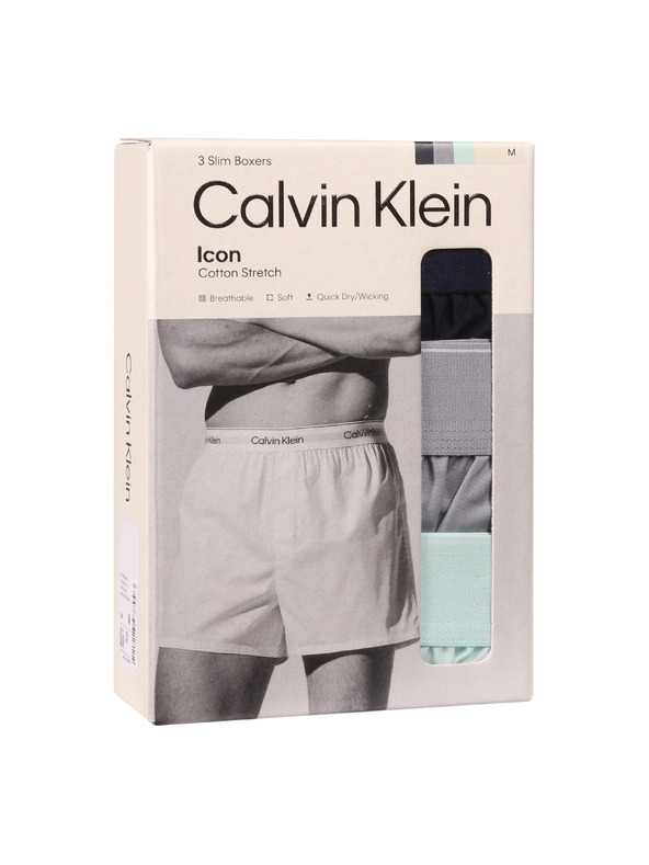 Calvin Klein Sada tří - pánské trenky Calvin Klein vícebarevné