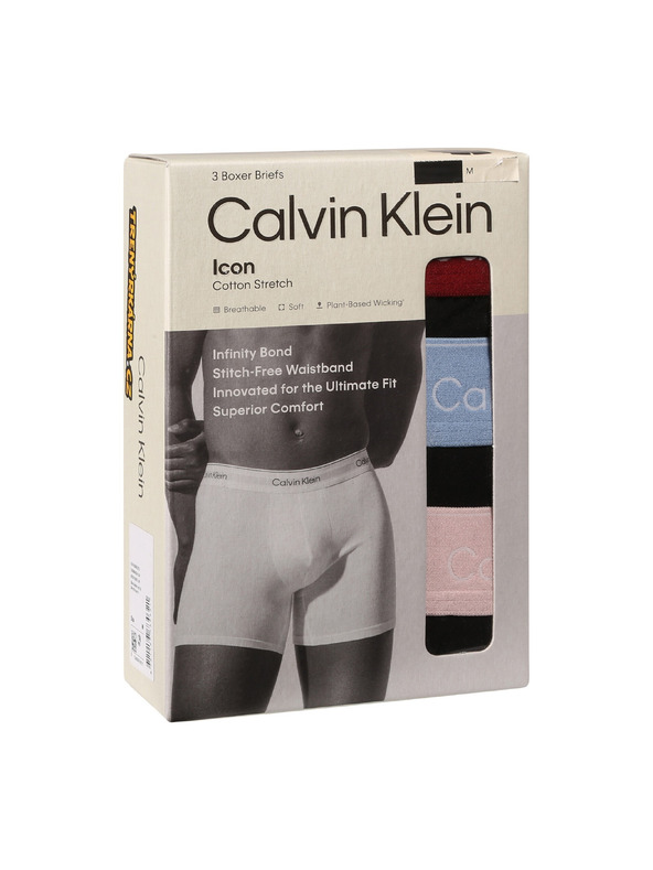 Calvin Klein Sada tří - pánské boxerky Calvin Klein černé