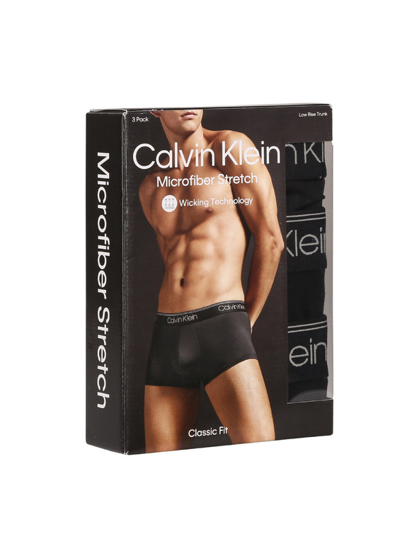 Calvin Klein Sada tří - pánské boxerky Calvin Klein černé