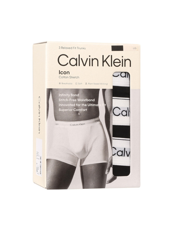Calvin Klein Sada tří - pánské boxerky Calvin Klein černé
