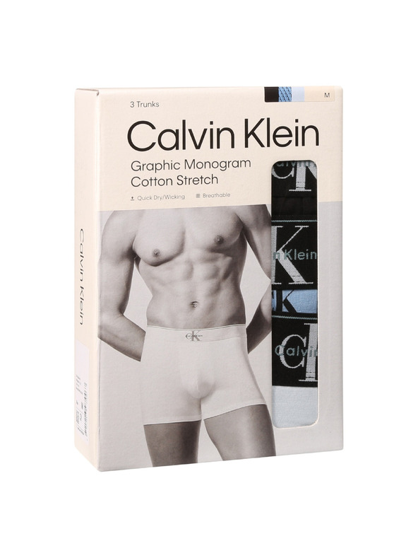 Calvin Klein Sada tří - pánské boxerky Calvin Klein vícebarevné