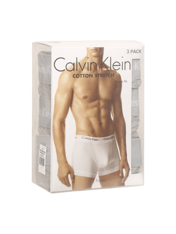 Calvin Klein Sada tří - pánské boxerky Calvin Klein šedé