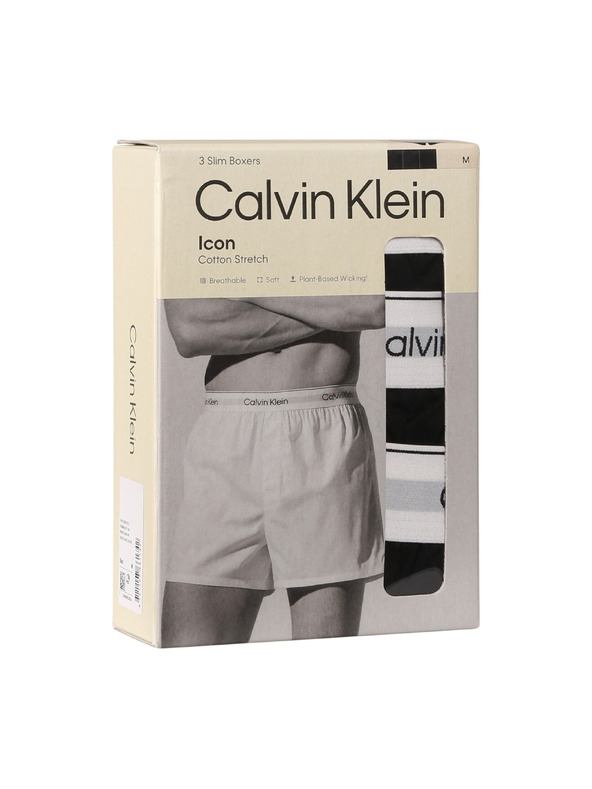 Calvin Klein Sada tří - pánské trenky Calvin Klein černé