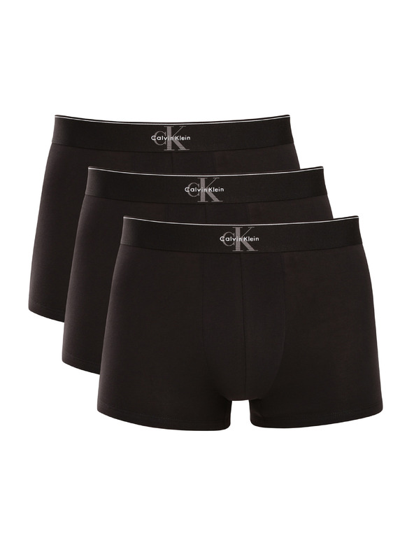 Calvin Klein Sada tří - pánské boxerky Calvin Klein černé
