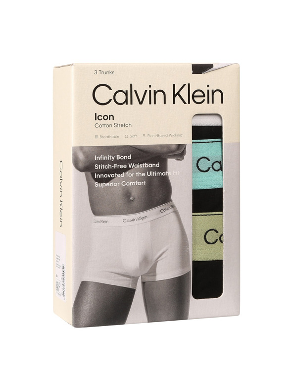 Calvin Klein Sada tří - pánské boxerky Calvin Klein černé