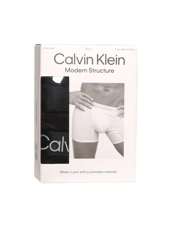 Calvin Klein Sada tří - pánské boxerky Calvin Klein černé
