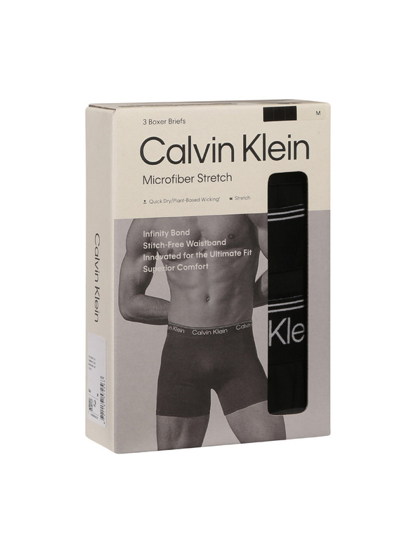 Calvin Klein Sada tří - pánské boxerky Calvin Klein černé