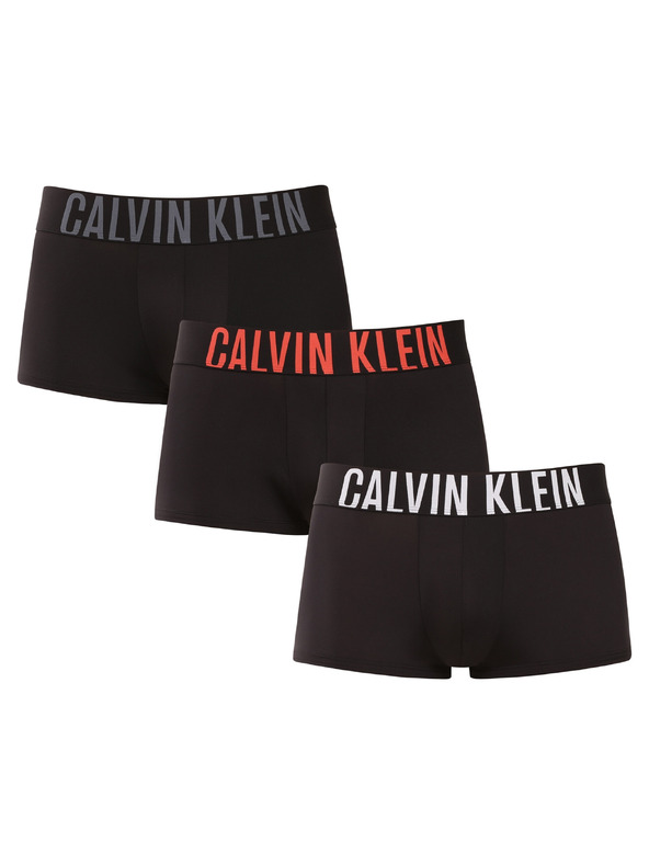 Calvin Klein Sada tří - pánské boxerky Calvin Klein černé