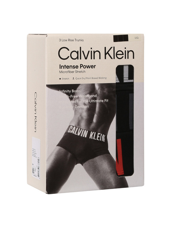 Calvin Klein Sada tří - pánské boxerky Calvin Klein černé